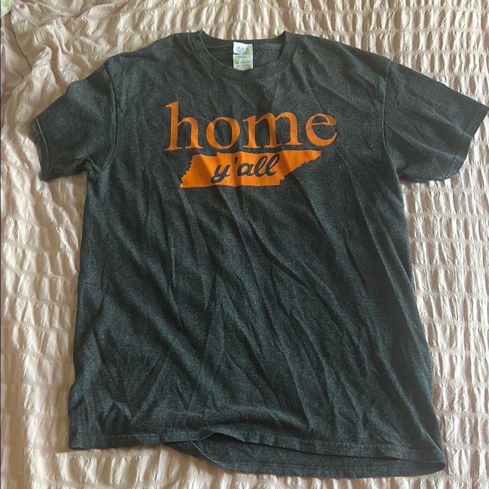 Delta Black and Orange Short Sleeve Tee